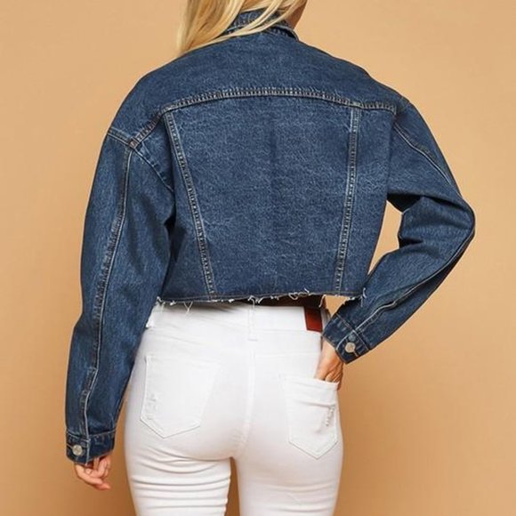 Nevia Cropped Jean Jacket - Picture 2 of 4